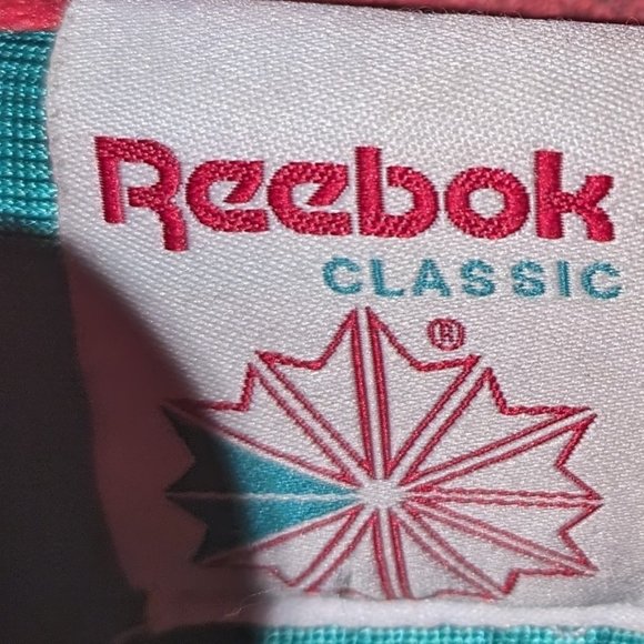 Vintage Reebok Classic Low Top Green Red Sneakers Trainers Shoes  Men's 10.5 - Picture 6 of 9